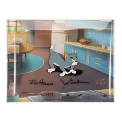 2048. Tom Original Production Cel Signed by Bill Hanna and Joe Barbera ### TOM AND JERRY: THE MOVIE (1992)