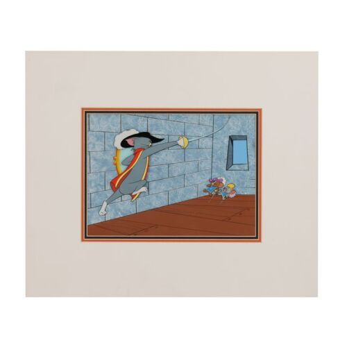 2209. Tom, Jerry and Francois - Original Production Cel Setup on Hand-Painted Production Background ### THE TWO MOUSEKETEERS (1952)