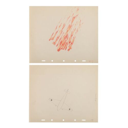 2322. Pair of Aircraft in Flames Original Production Drawings ### VICTORY THROUGH AIR POWER (1943)