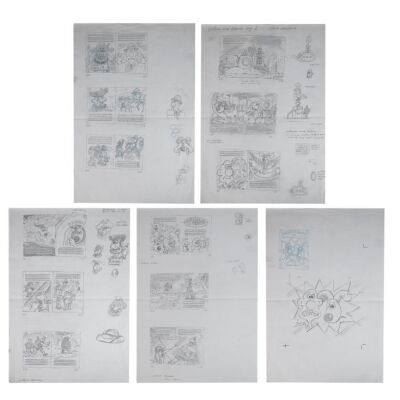 2323. Island Adventure - Wallace and Gromit Original Storyboard Layouts ### WALLACE & GROMIT - ISLAND ADVENTURE