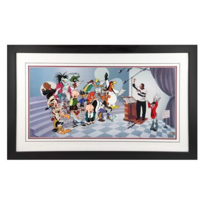 2212. We Are The Tunes Hand-Painted Limited Edition Cel Signed by Quincy Jones ### WARNER BROS. STUDIOS