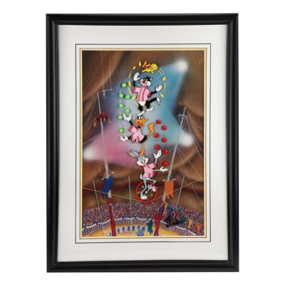 2214. "Acrobats'' Limited Edition Cel signed by Fritz Freleng ### WARNER BROS. STUDIOS