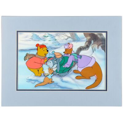 2329. Winnie and Friends Wintery Scene - Original Production Cel on Production Background ### WINNIE THE POOH (EDUCATIONAL 1980S)