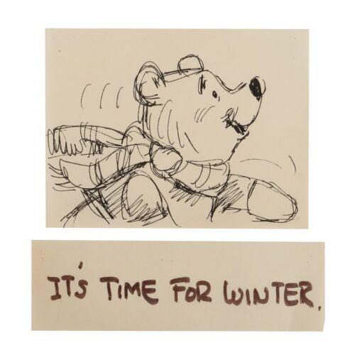 2332. Winnie the Pooh Original Storyboard Drawing and Dialogue Tag ### WINNIE THE POOH AND TIGGER TOO (1974)