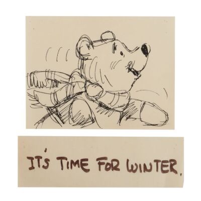 2332. Winnie the Pooh Original Storyboard Drawing and Dialogue Tag ### WINNIE THE POOH AND TIGGER TOO (1974)