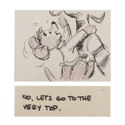 2335. Tigger and Roo Original Hand-drawn Storyboard ### WINNIE THE POOH AND TIGGER TOO (1974)