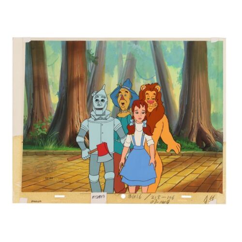 2337. Dorothy, Tin Man, Scarecrow, and Cowardly Lion Original Production Cel on Master Key Production Background ### THE WONDERFUL WIZARD OF OZ (1986)