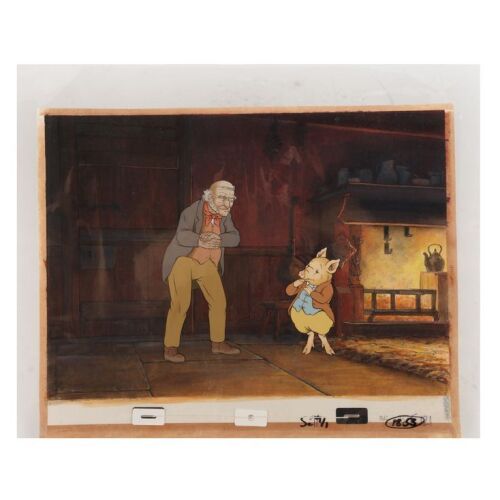 2338. Piperson and Pigling Original Production Cel and Key Master Background Setup ### THE WORLD OF PETER RABBIT AND FRIENDS (1992)