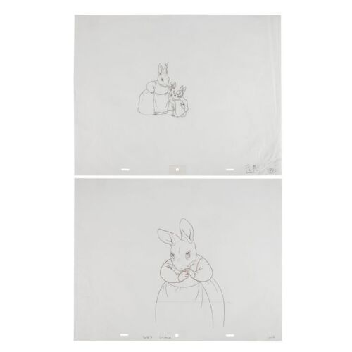 2341. Mrs. Rabbit and Children - Original Production Drawings ### THE WORLD OF PETER RABBIT AND FRIENDS (T.V. SERIES, 1992-1998): THE TALE OF PETER RABBIT AND BENJAMIN BUNNY