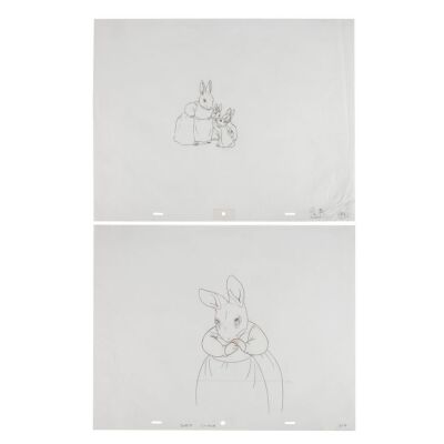 2341. Mrs. Rabbit and Children - Original Production Drawings ### THE WORLD OF PETER RABBIT AND FRIENDS (T.V. SERIES, 1992-1998): THE TALE OF PETER RABBIT AND BENJAMIN BUNNY