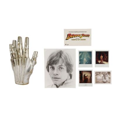 351. C-3PO's (Anthony Daniels) Left Hand and Behind-the-Scenes Photographs ### STAR WARS: THE EMPIRE STRIKES BACK (1980)/STAR WARS: RETURN OF THE JEDI (1983)
