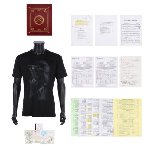133. The Alan Rickman Archive: Personal Shooting Script Pages, Role Music, T-Shirt and Production Ephemera ### SWEENEY TODD: THE DEMON BARBER OF FLEET STREET (2007)