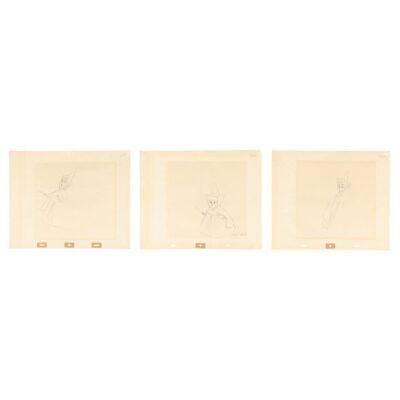 2164. Three Original Production Drawings of Flora, Fauna and Merryweather, One Signed by Marc Davis ### SLEEPING BEAUTY (1959)