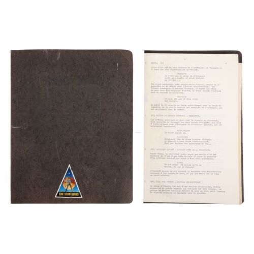 343. Bound Hand-typed French-language Screenplay for Tunisian Government Filming Approval ### STAR WARS: A NEW HOPE (1977)