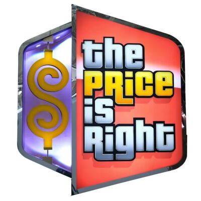 913. Oversized Light-up Spinning Stage 33 "The Price is Right" Dollar Sign Marquee ### THE PRICE IS RIGHT (T.V. SERIES, 1972 - PRESENT)