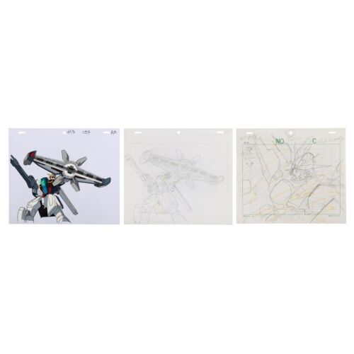 2011. Original Production Cel with Matching Layout and Drawing of GX-9900 Gundam X ### GUNDAM FRANCHISE (1979-PRESENT)