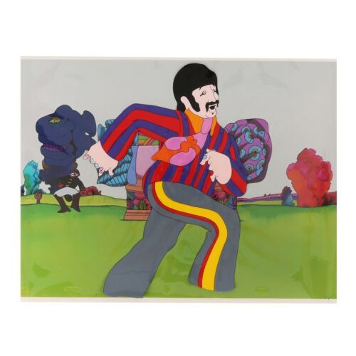 2280. Ringo Original Production Cel on Fine Art Print Background ### YELLOW SUBMARINE (1968)
