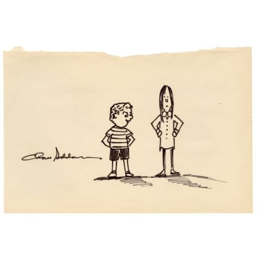 3. Hand-Drawn Charles Addams "Wednesday and Pugsley" Sketch ### THE ADDAMS FAMILY (T.V. SERIES, 1964-1966)