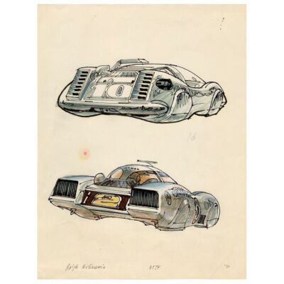 36. Hand-Drawn Ralph McQuarrie Vehicle Concept Artwork ### BACK TO THE FUTURE: THE RIDE (1991-2007)