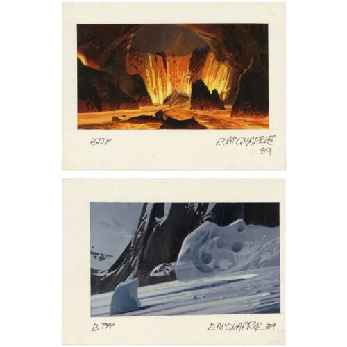 38. Pair of Hand-Painted Ralph McQuarrie Scene Concept Artworks ### BACK TO THE FUTURE: THE RIDE (1991-2007)