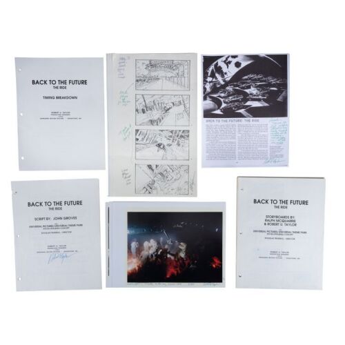 39. Collection of Various Storyboards, Paperwork, and Photos ### BACK TO THE FUTURE: THE RIDE (1991-2007)