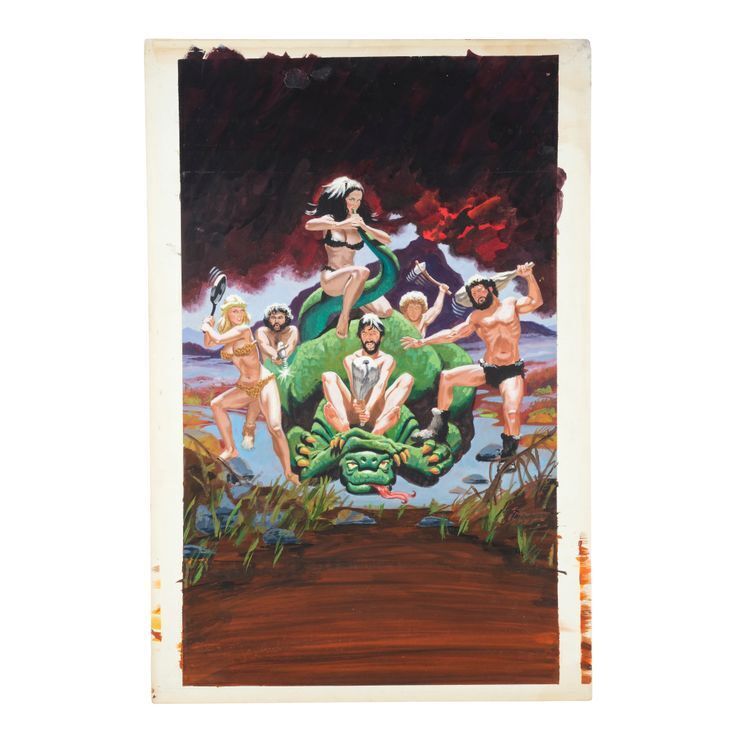 97. Hand-Painted Michael Hobson Poster Concept Artwork ### CAVEMAN
