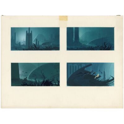 113. Hand-Painted Ralph McQuarrie Production Thumbnail Illustrations Board ### COCOON (1985)