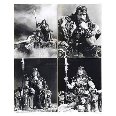 117. Set of Four Unpublished King Conan (Arnold Schwarzenegger) Stills ### CONAN THE BARBARIAN (1982)
