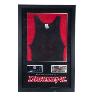 126. Bullseye's (Colin Farrell) Framed Tank Top ### DAREDEVIL (2003)