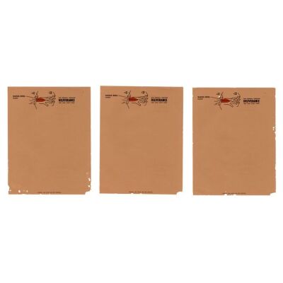 131. Three Pages of Production Stationary ### DELIVERANCE (1972)