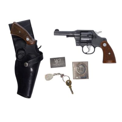 135. Melvin Dismukes' (John Boyega) Stunt Smith & Wesson Model 10 Revolvers, Holster, Badge, and Accessories ### DETROIT (2017)