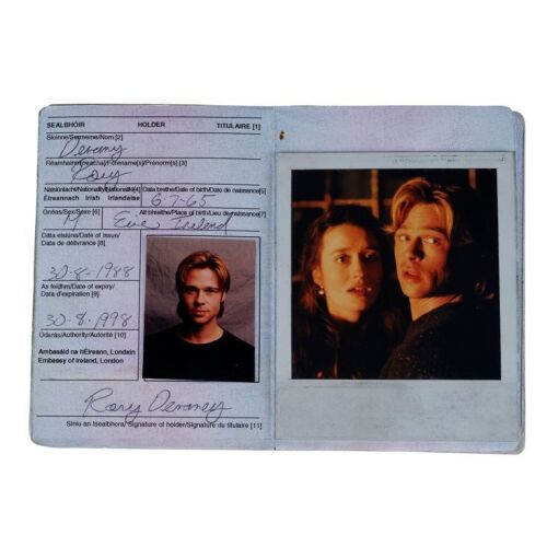 139. Francis "Frankie" McGuire's (Brad Pitt) "Rory Devaney" Passport and Polaroid with Megan Doherty (Natascha McElhone) ### THE DEVIL'S OWN (1997)