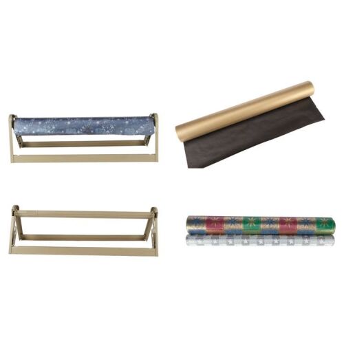 157. Set of Four Wrapping Paper Rolls and Two Paper Cutters ### ELF (2003)