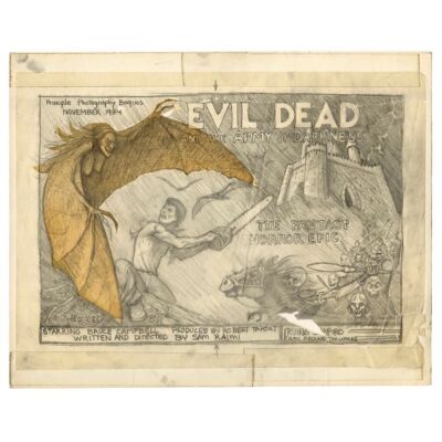 174. Hand-Drawn Tom Sullivan Advertisement Concept Art ### EVIL DEAD II (1987)