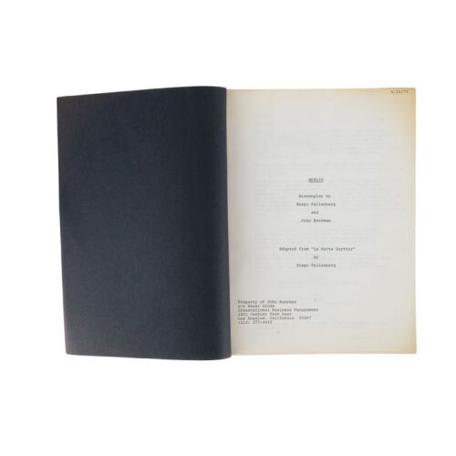 177. Bound "Merlin" Screenplay ### EXCALIBUR (1981)
