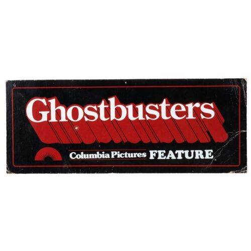 201. Production Parking Placard ### GHOSTBUSTERS (1984)