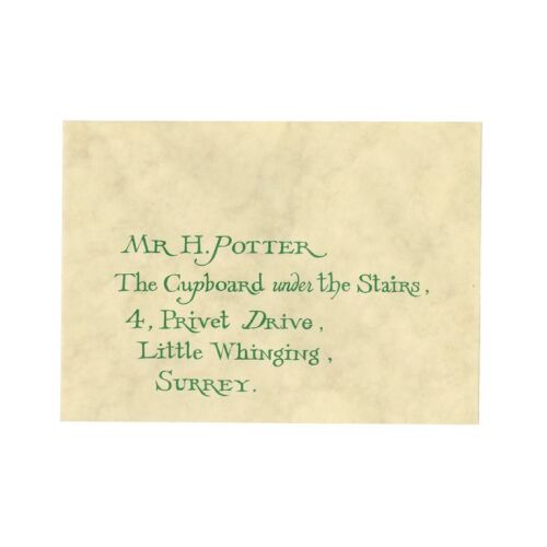 221. Harry Potter's (Daniel Radcliffe) Hogwarts Acceptance Envelope ### HARRY POTTER AND THE SORCERER'S STONE (2001)