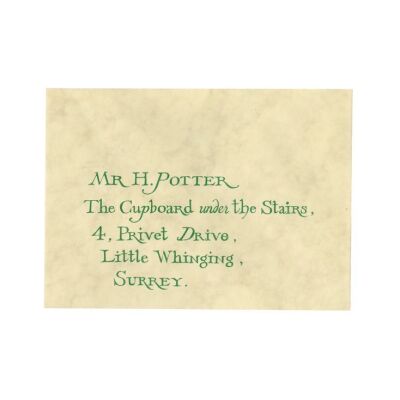 221. Harry Potter's (Daniel Radcliffe) Hogwarts Acceptance Envelope ### HARRY POTTER AND THE SORCERER'S STONE (2001)