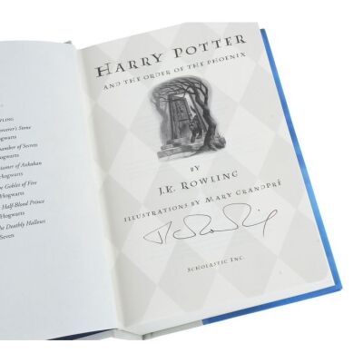 226. J.K. Rowling-Autographed Hardcover Book ### HARRY POTTER AND THE ORDER OF THE PHOENIX (2007)