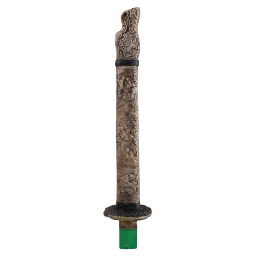 236. Duncan MacLeod's (Adrian Paul) VFX Dragonhead Katana Hilt in Display ### HIGHLANDER: THE SOURCE (2007)