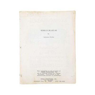 253. Studio Screenplay ### INDIANA JONES AND THE RAIDERS OF THE LOST ARK (1981)