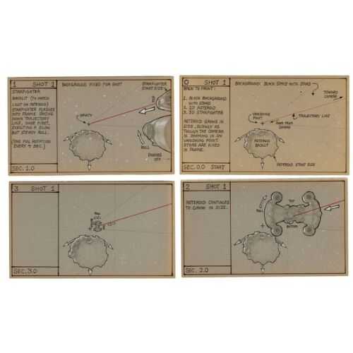 287. Set of Four Hand-Drawn Ron Cobb Starfighter Storyboards ### THE LAST STARFIGHTER (1984)
