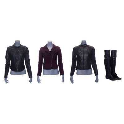 304. Set of Three Melinda May's Leather Jackets and Pair of Boots ### MARVEL'S AGENTS OF S.H.I.E.L.D. (T.V. SERIES, 2013-2020)