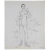 308. Hand-Drawn Trinity (Carrie-Anne Moss) Costume Design Sketch by Lois DeArmond with Kym Barrett's Annotations ### THE MATRIX (1999)