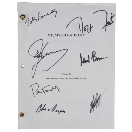 312. Key Cast- and Crew-Autographed Bound Revised Script ### ME, MYSELF & IRENE (2000)