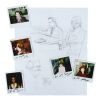 327. Hand-Drawn Courtroom Sketch with Five Hand-Marked Continuity Polaroids ### MIRACLE ON 34TH STREET (1994)