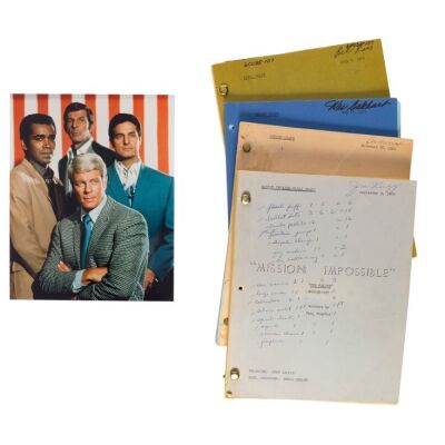 329. Set of Four Bound Production Scripts with Promotional Still ### MISSION: IMPOSSIBLE (1966-1973)