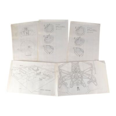 373. Set of 11 Printed Steve Burg Concept Designs ### ROBOT JOX (1989)
