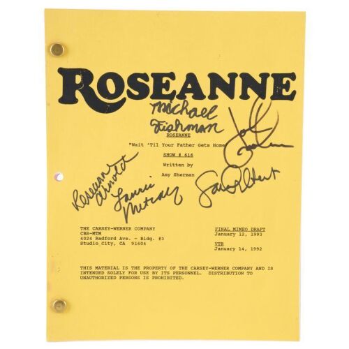 376. Key Cast-Autographed Bound "Wait Till Your Father Gets Home" Final Mimeo Draft Script ### ROSEANNE (1988-2018)