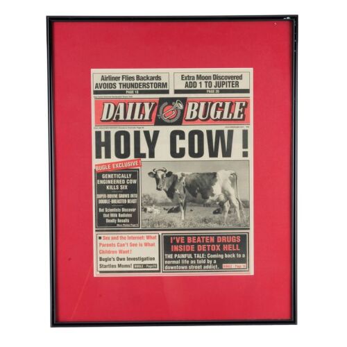 403. Framed "Holy Cow" Daily Bugle Newspaper ### SPIDER-MAN (2002)